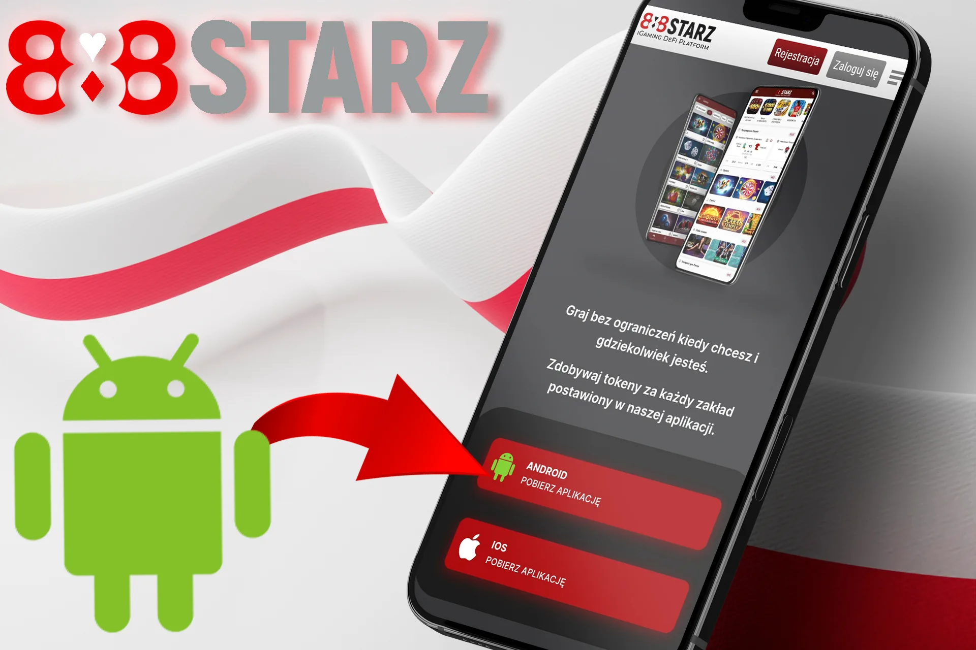 Pobierz aplikację mobilną 888Starz na Androida