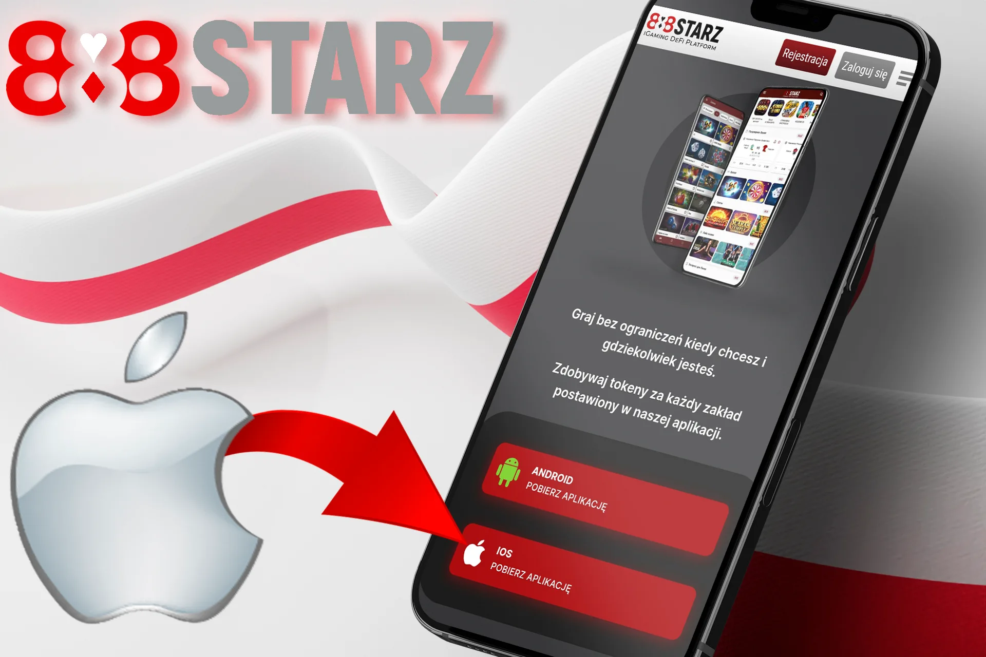 Pobierz aplikację mobilną 888Starz na iOS